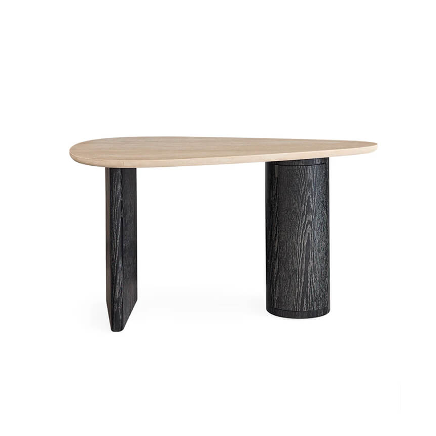 oeuf travertine desk