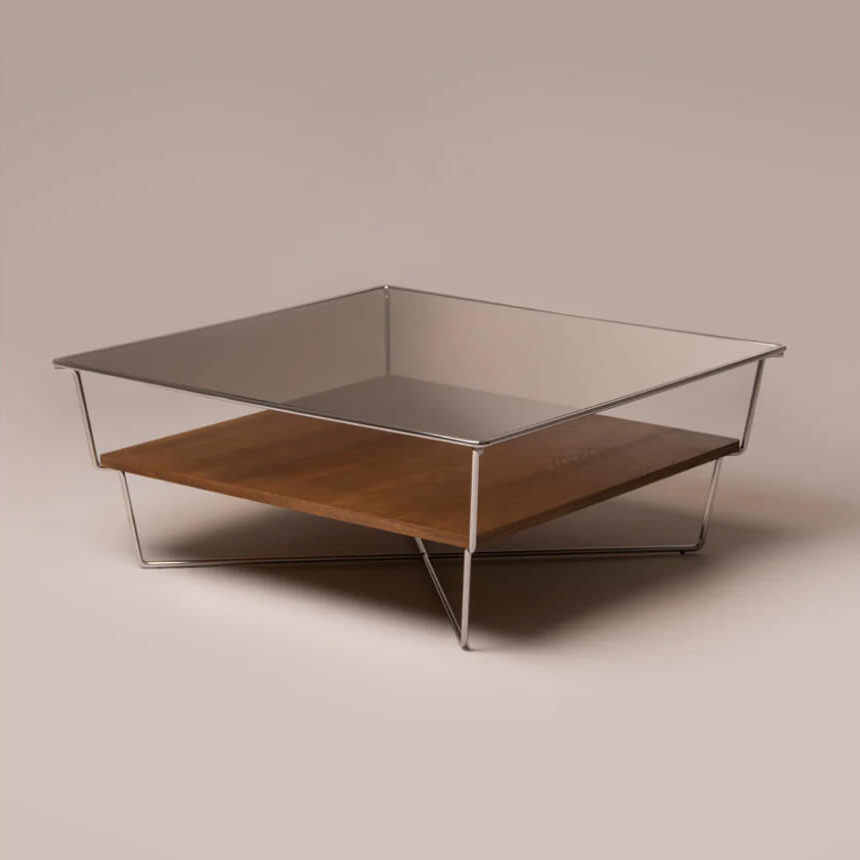 Maya Chrome Coffee Table
