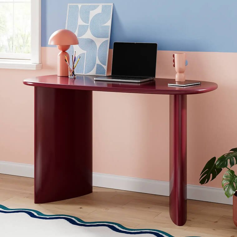 elements ellis gloss desk