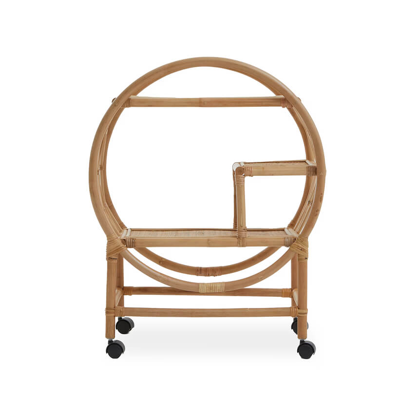 Mataram Rattan Bar Trolley 1