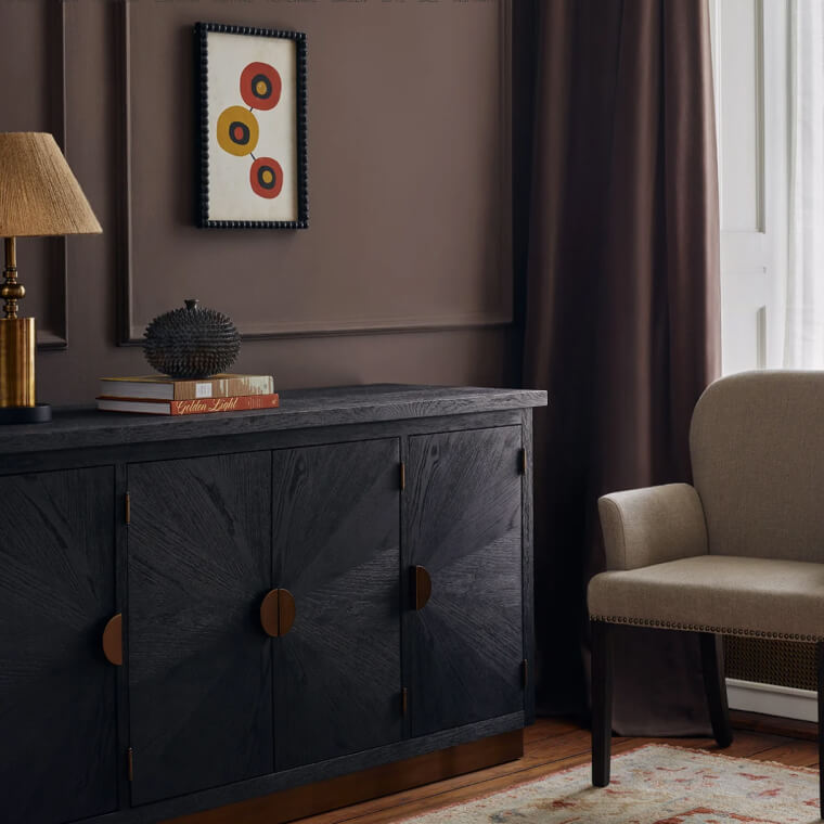 araphel sideboard ebonised oak