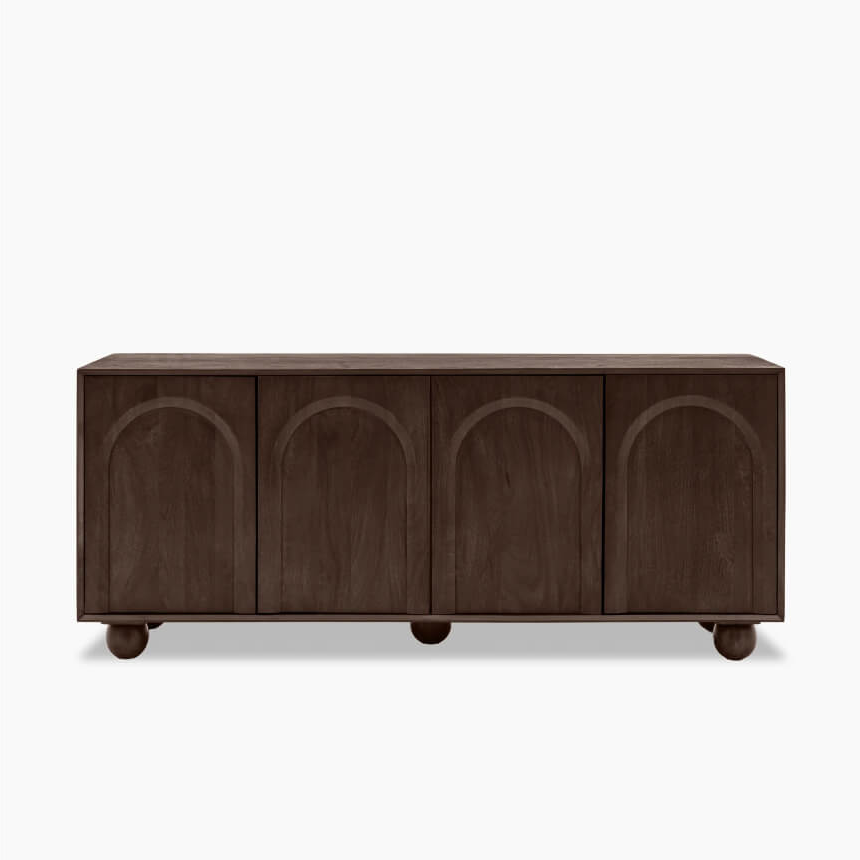 asher large wooden sideboard