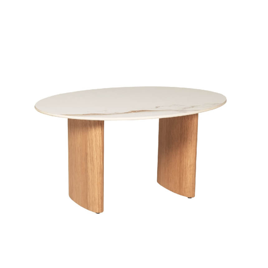 Elkhorn Ceramic Oval Coffee Table