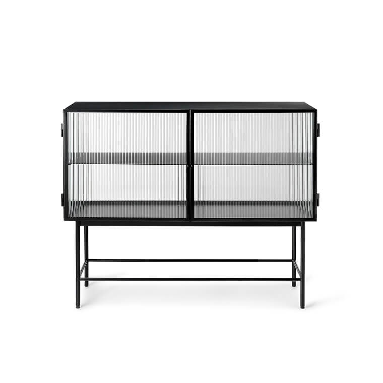 haze sideboard reeded glass