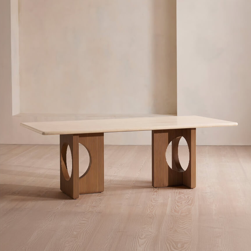 Elliot Dining Table Travertine product
