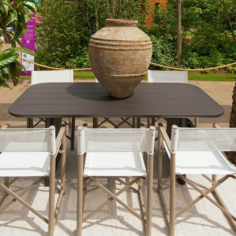 Caicos Dining Table Slate