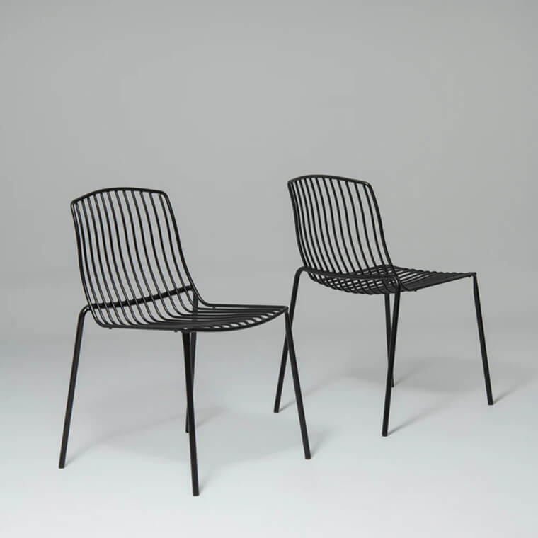 Frame Metal Garden Table Set