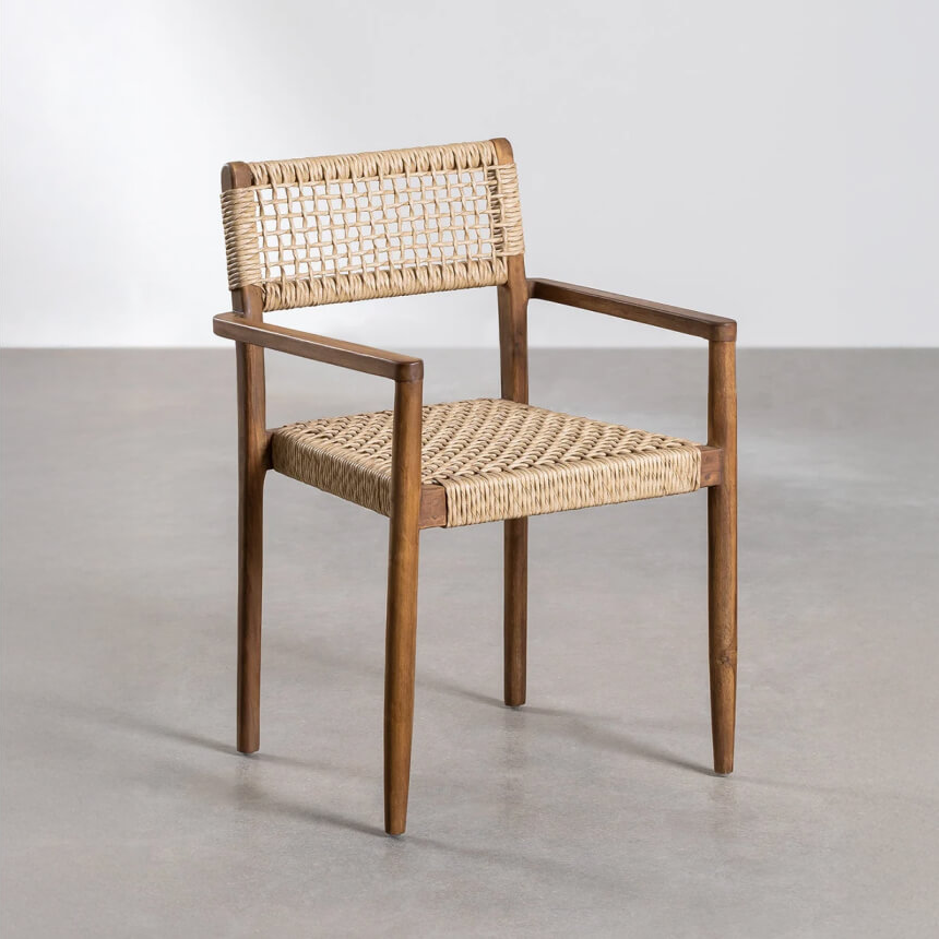 Orebro teak garden chair