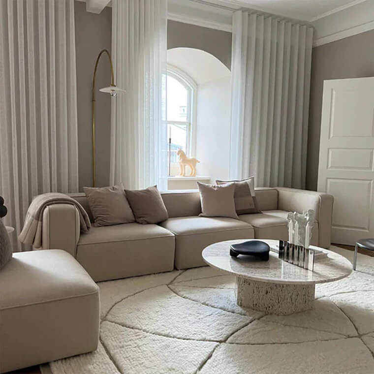 Basecamp Family Sofa - Fiord in room