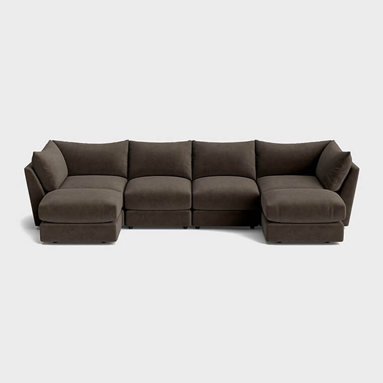 The Dreamer U Shape Footstool End Sofa