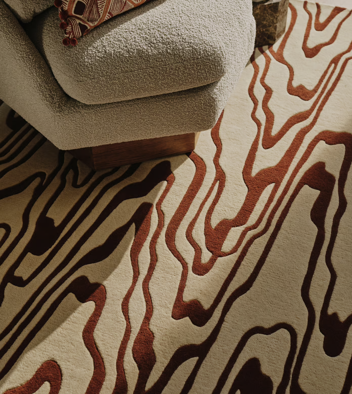 Griffiths Rug Rust